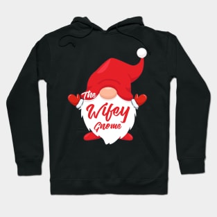 The Wifey Gnome Matching Family Group Christmas Pajama Hoodie